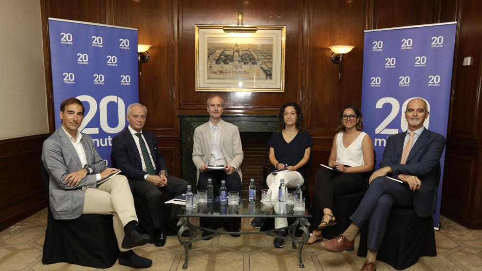 Participantes en el foro sobre el pescado de la acuicultura organizado por 20minutosJorge París